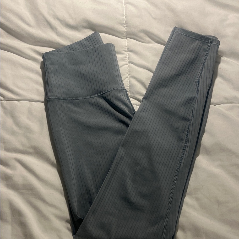 Vuori Light teal Ribbed Leggings